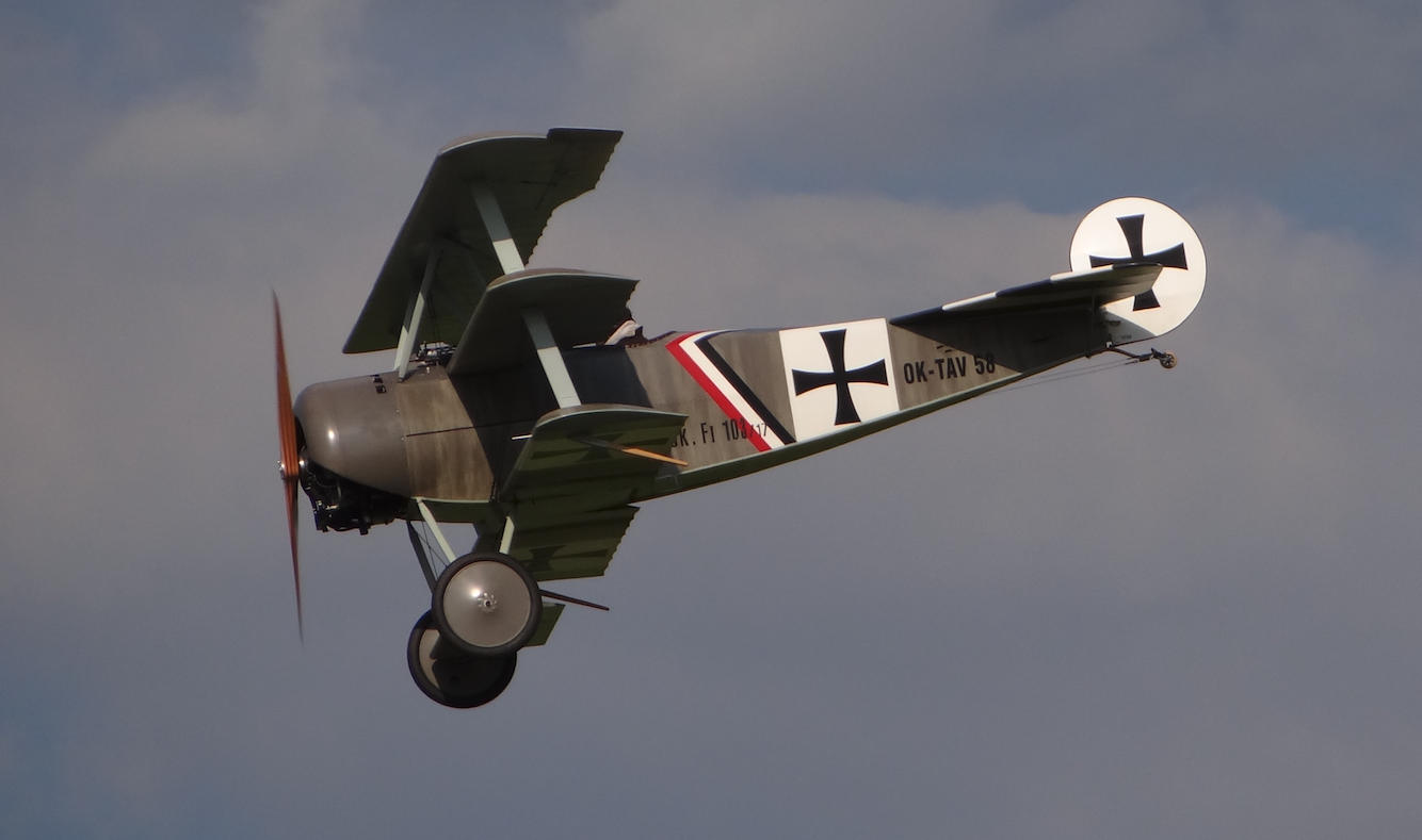 Fokker Dr.1 Pterodactyl Flight. year. Photo by Karol Placha Hetman