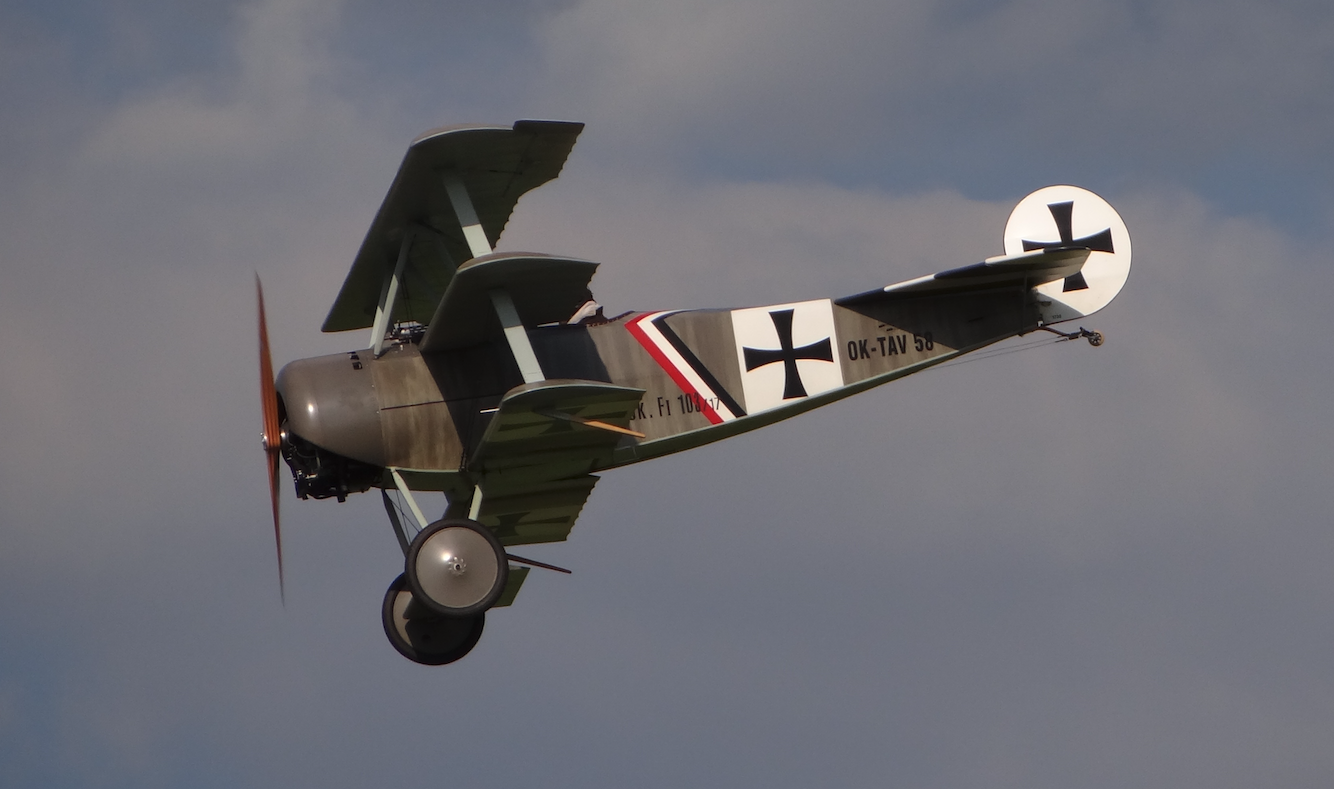 Fokker Dr.1 Pterodactyl Flight. 2017 rok. Zdjęcie Karol Placha Hetman