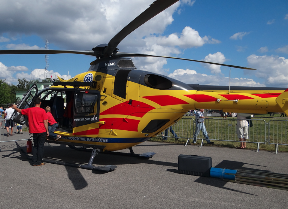 EC-135 SP-HXS 2013 rok. Zdjęcie Karol Placha Hetman