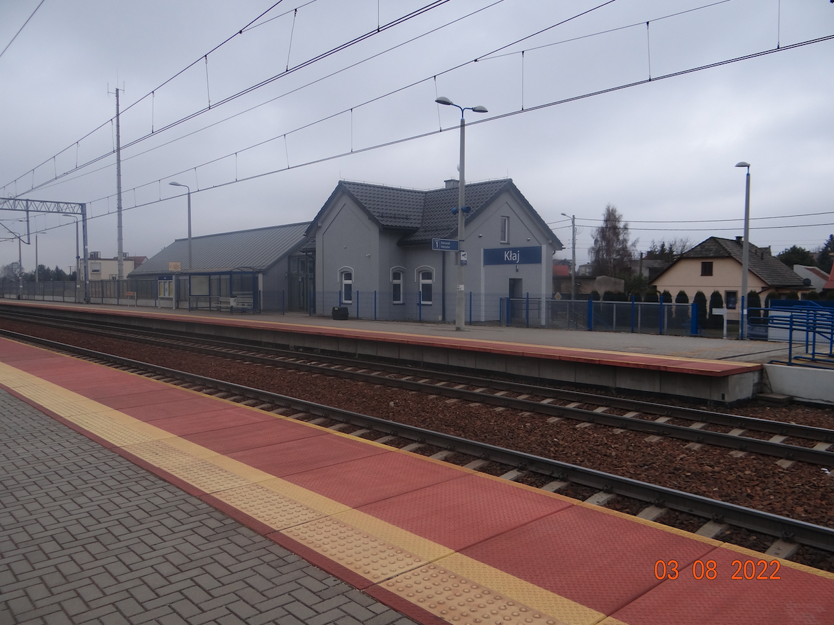 Railway station Kłaj. 2022. Photo by Karol Placha Hetman