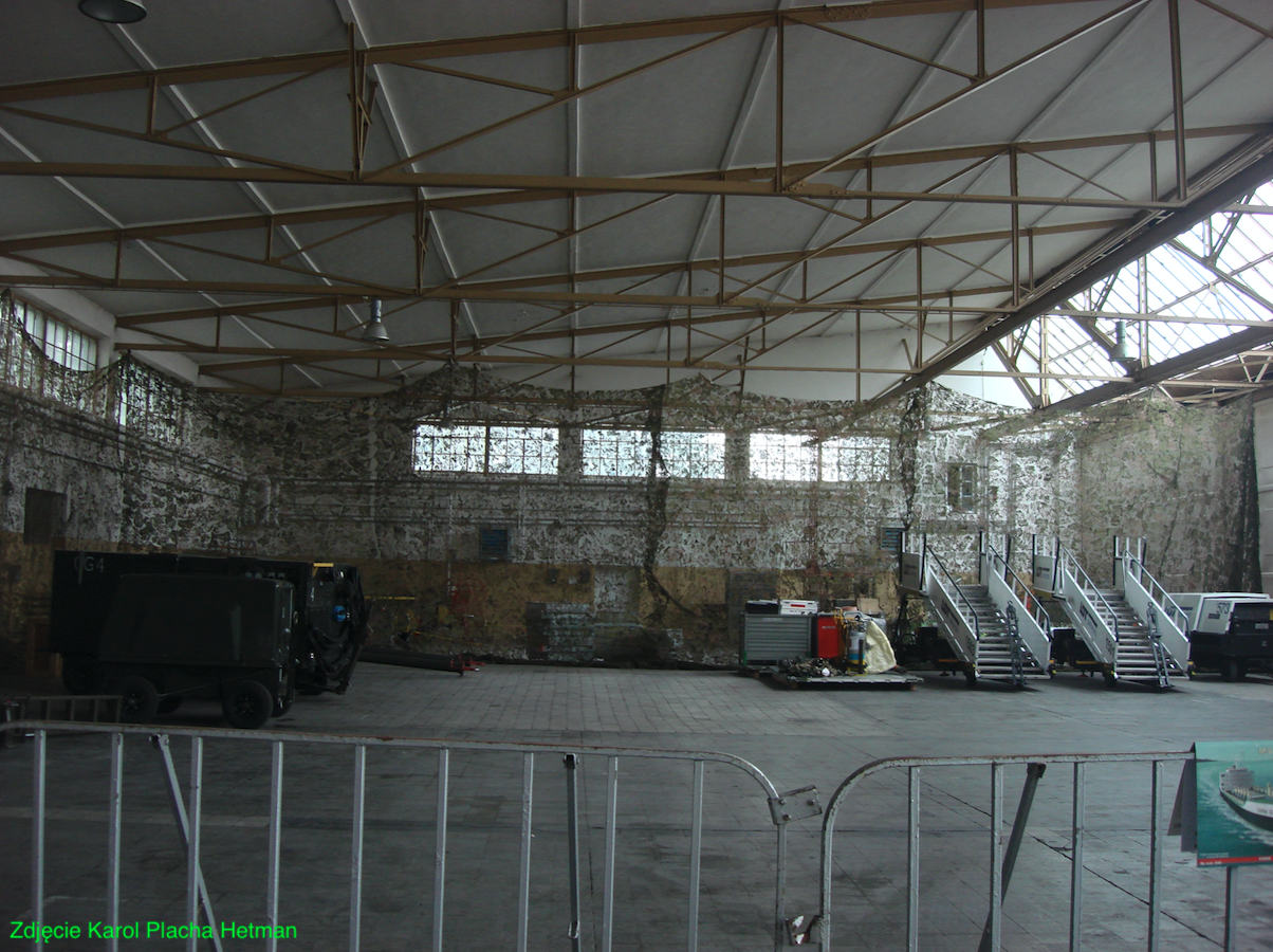 Radom. Hangar interior. 2009. Photo by Karol Placha Hetman