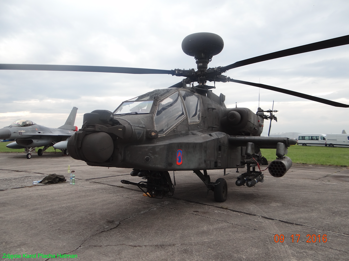 Boeing AH-64 Apache. 2016 year. Photo by Karol Placha Hetman