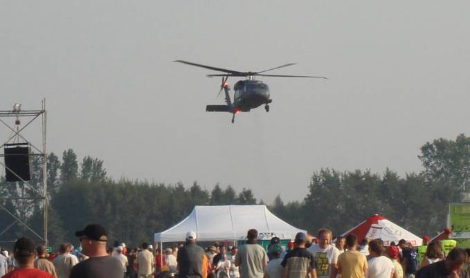 Another Black Hawk in the air. Air Show Radom 2011. Photo by Karol Placha Hetman