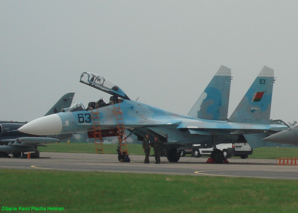 Su-27 nb 63. 2009 rok. Zdjęcie Karol Placha Hetman