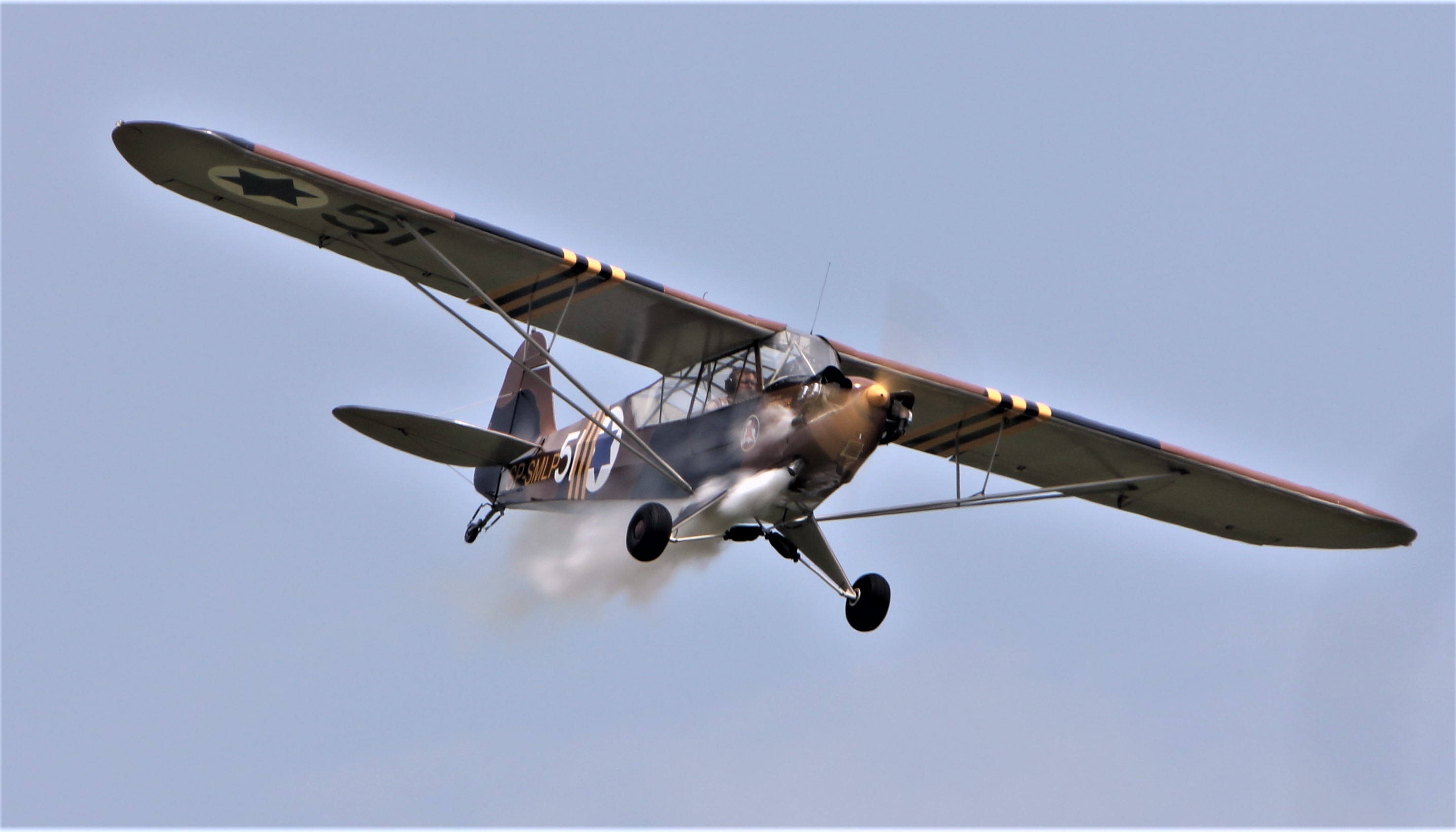 Piper J-3 / L-4 Cub. 2021 rok. Zdjęcie Waldemar Kiebzak