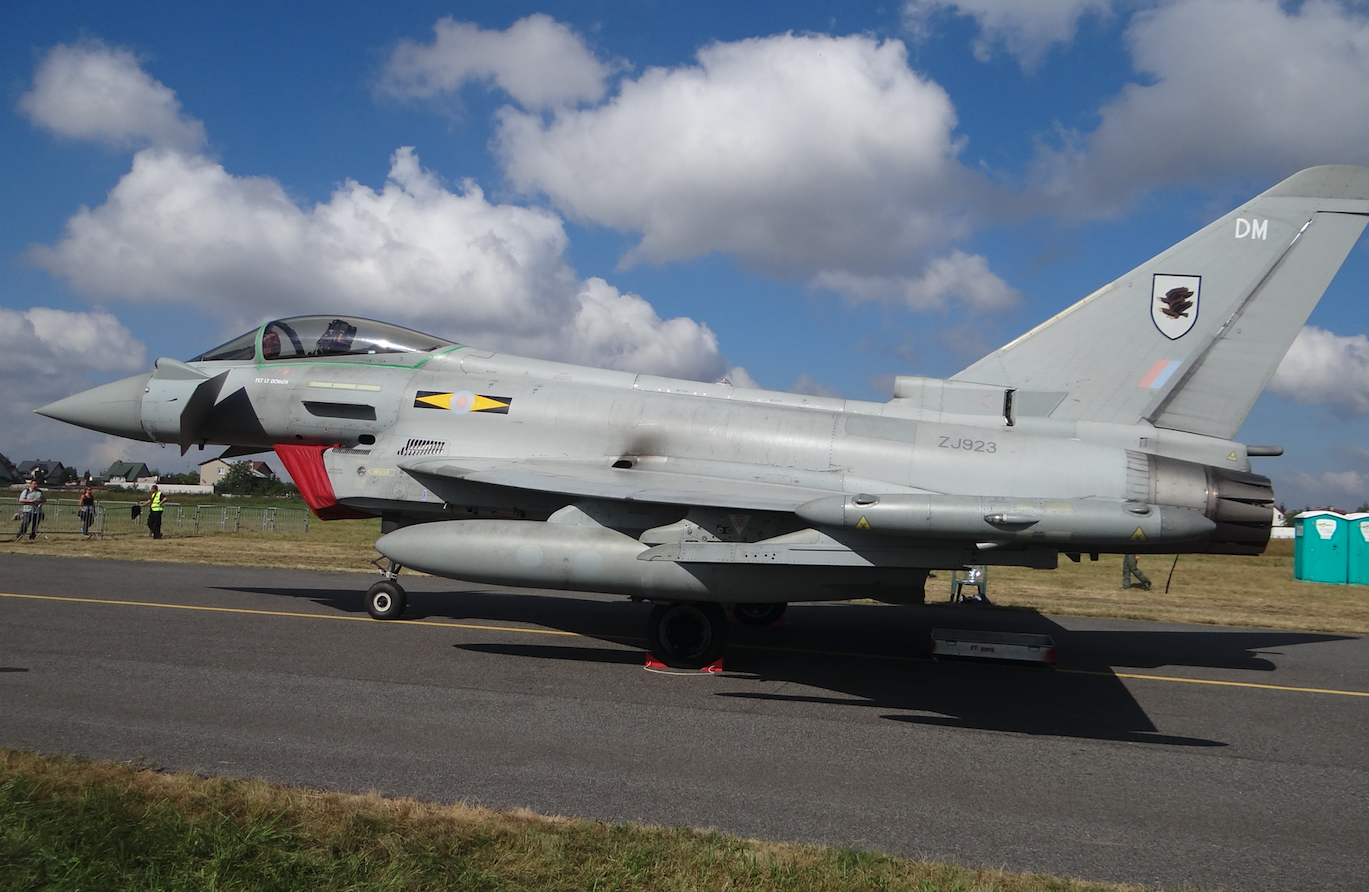 Eurofighter Typhoon nb ZJ923-DM. Great Britain. 2011 year. Photo by Karol Placha Hetman