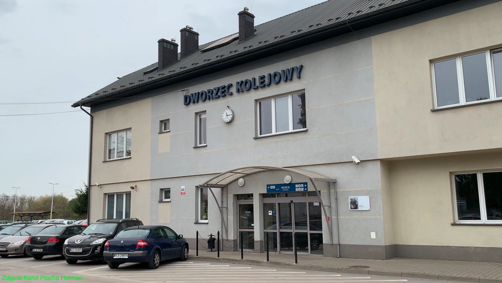Łańcut railway station. 2023. Photo by Karol Placha Hetman