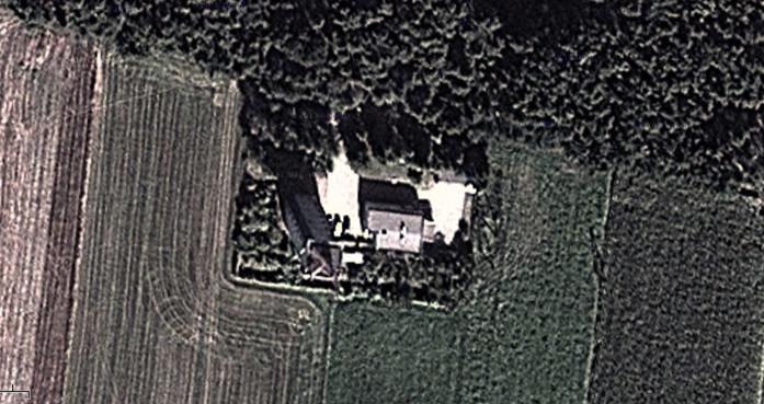 Radar AVIA-C Stare Lipki koło Pułtuska 2014r. Zdjęcie Google Mapy
