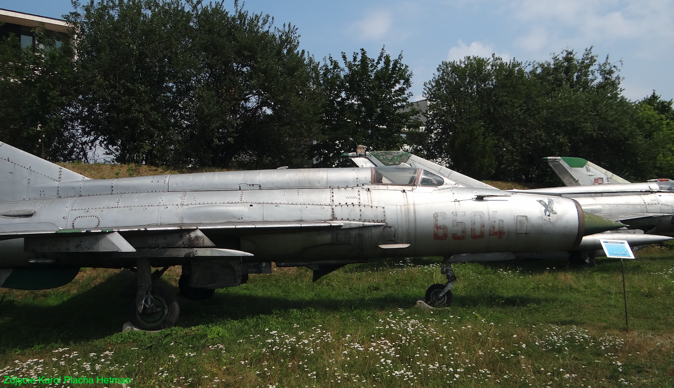 MiG-21 MF nb 6504. 2019 rok. Zdjęcie Karol Placha Hetman