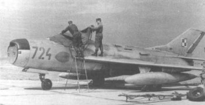 Obsługa MiG-19 P. około 1965r.