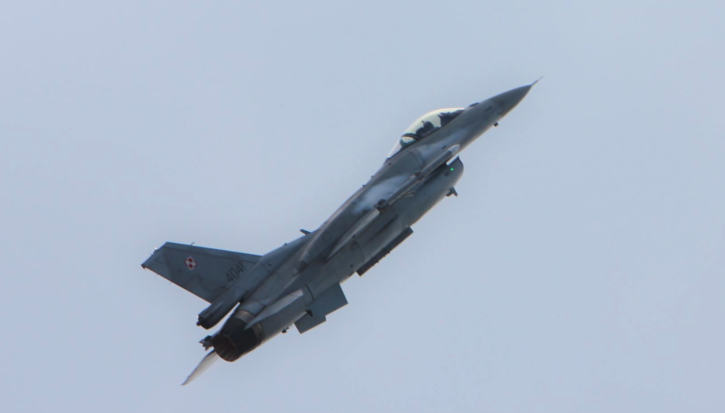 F-16 Jastrząb nb 4041. Nowy Targ 2019 rok. Zdjęcie Waldemar Kiebzak