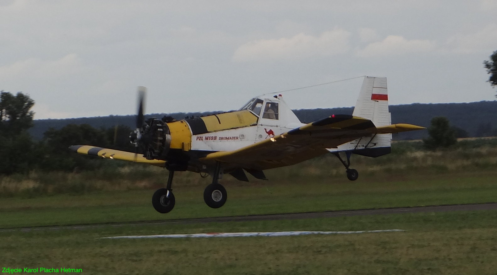 PZL M-18 B SP-ZUA. 2018. Photo by Karol Placha Hetman