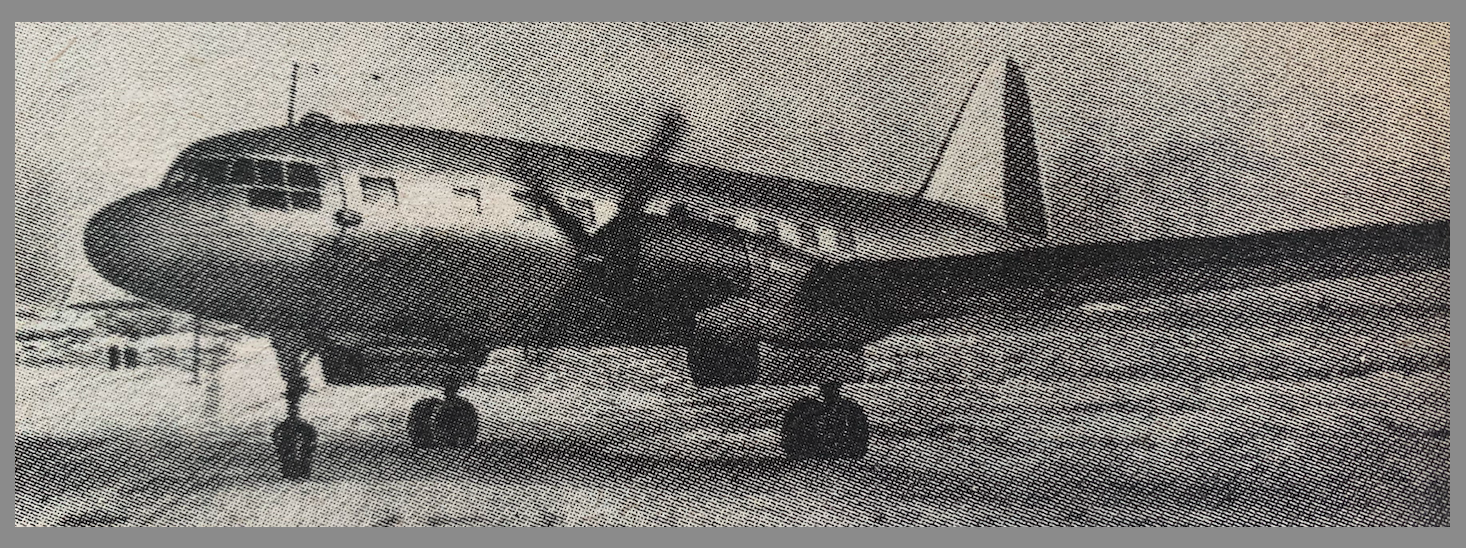 Ilyushin Il-12. Historical museum photo