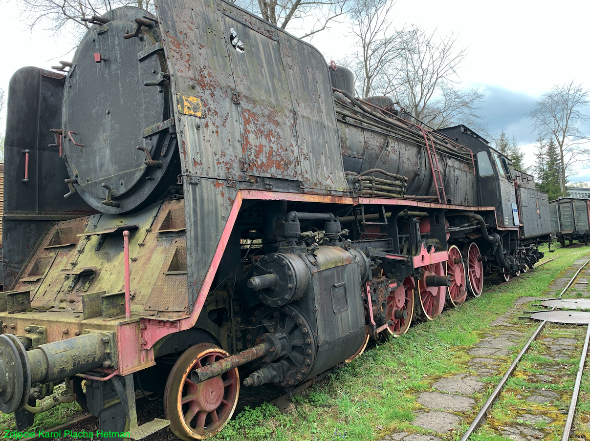 Ty37-17 tender 22D23 steam locomotive. 2021 year. Photo by Karol Placha Hetman