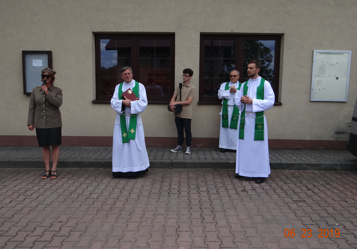 Uroczystości przy "Sokolniku". Płoki 2019 rok. Zdjęcie Karol Placha Hetman