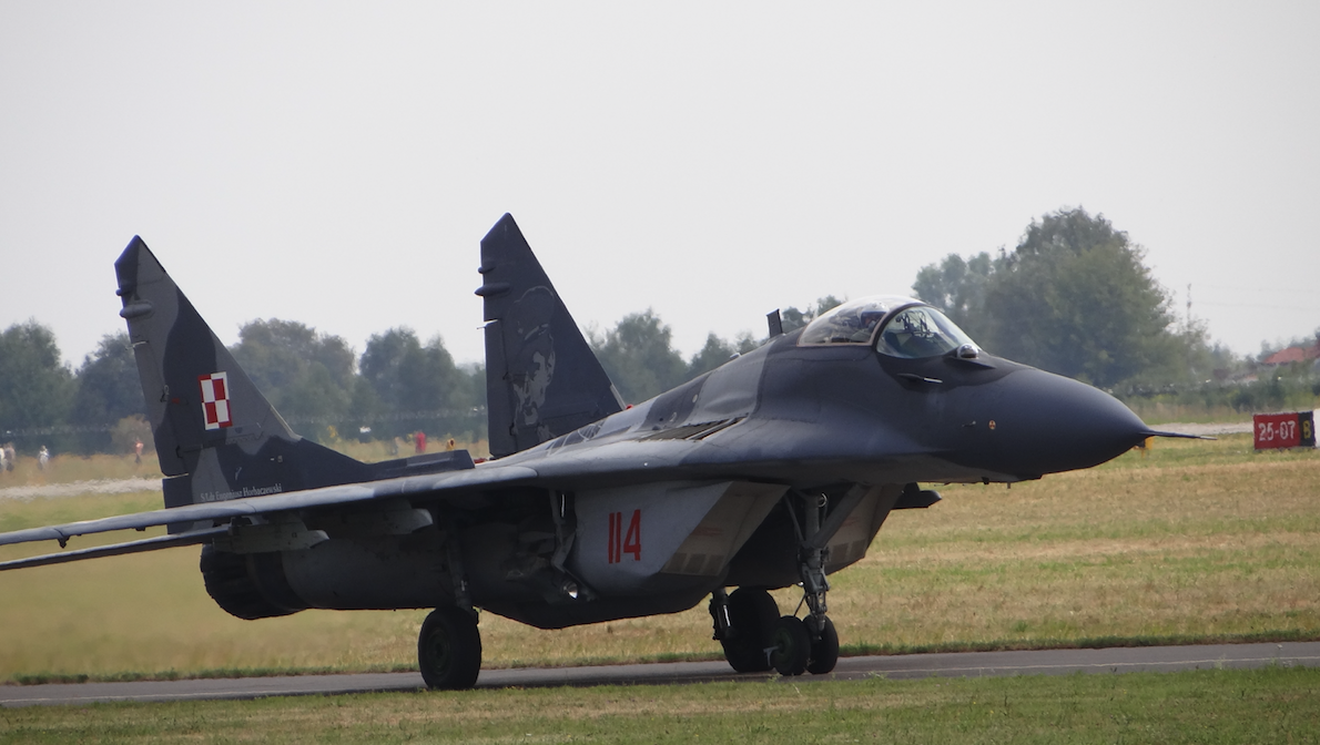 MiG-29 nb 114. Radom 2015 rok. Zdjęcie Karol Placha Hetman