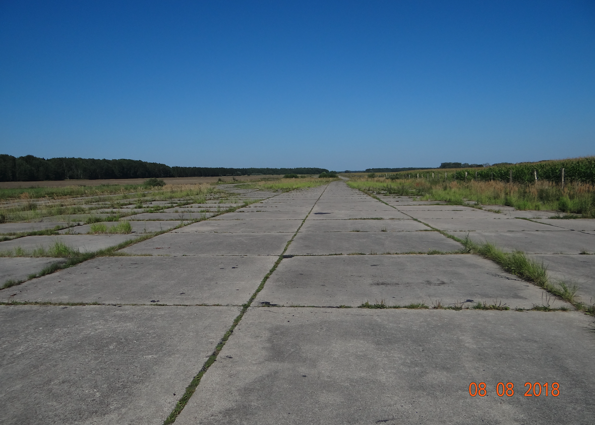 Orneta airport. RWY. 2018 year. Photo by Karol Placha Hetman