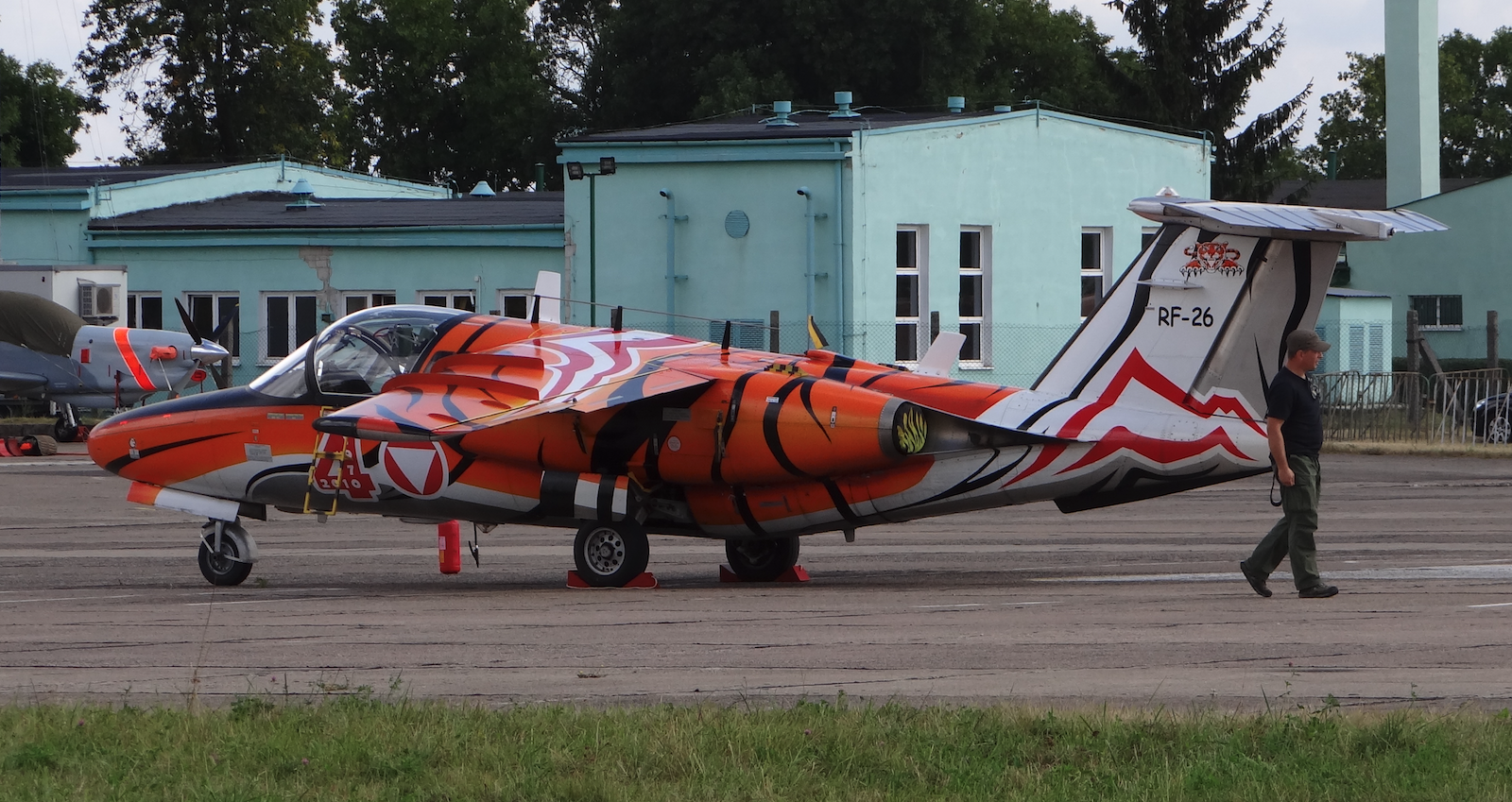 SAAB 105 OE nb RF-26. 2013 rok. Zdjęcie Karol Placha Hetman