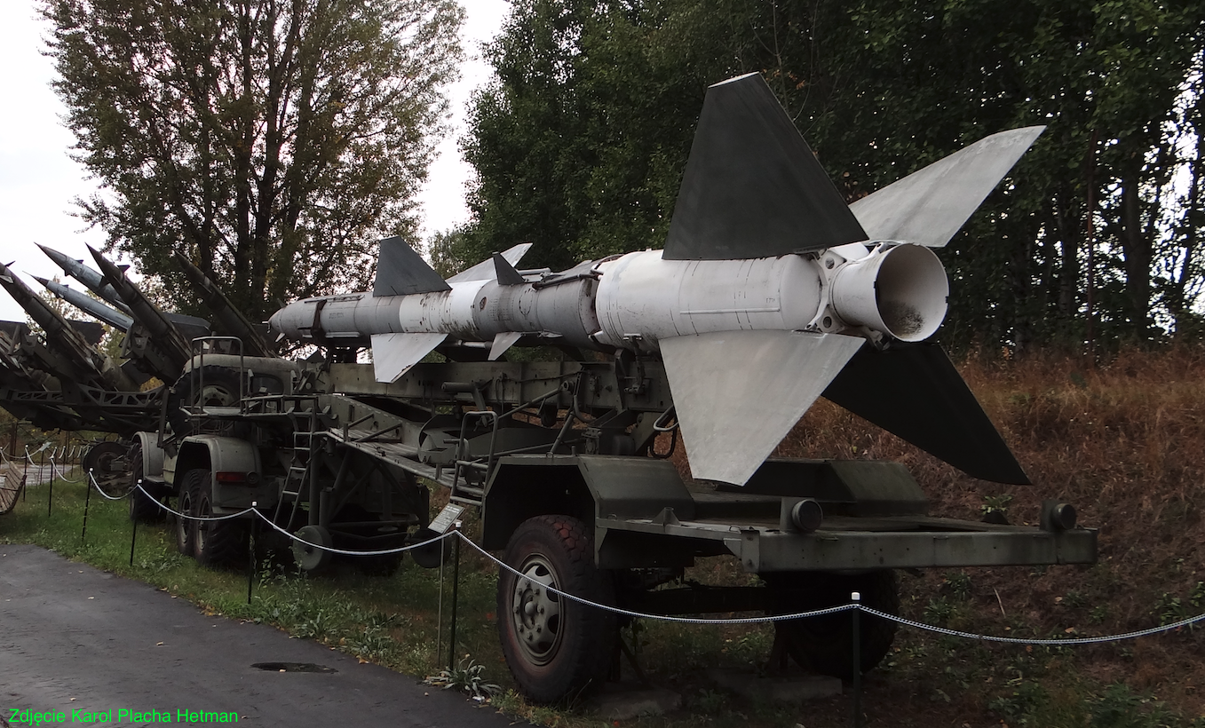 S-75 rocket on a transport vehicle. 2012 year. Photo by Karol Placha Hetman