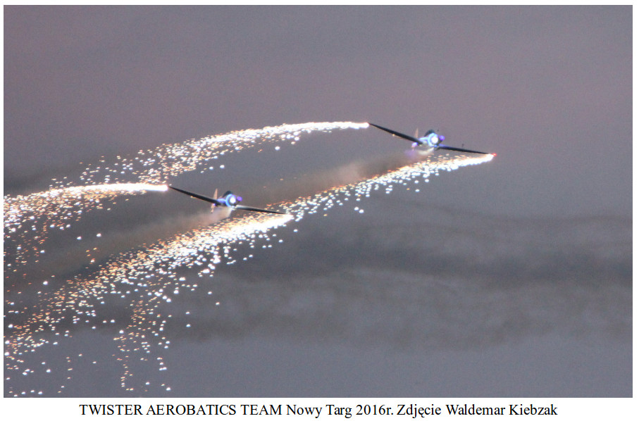 TWISTER AEROBATICS TEAM. 2016 rok. Zdjęcie Waldemar Kiebzak