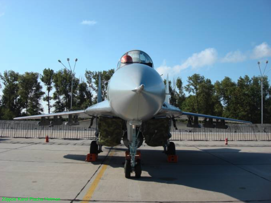 MiG-29 nb 115 w Mińsku Mazowieckim. 2008 rok. Zdjęcie Karol Placha Hetman