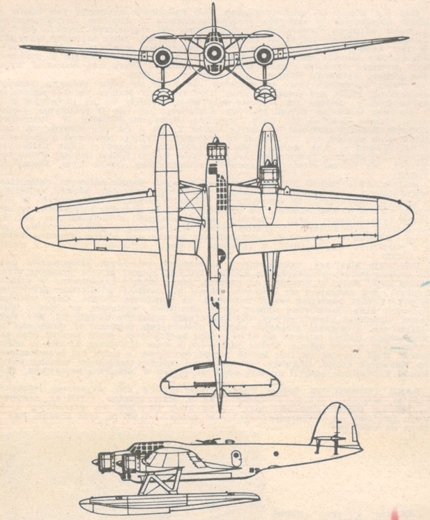 CANT Z-506. Zdjęcie LAC