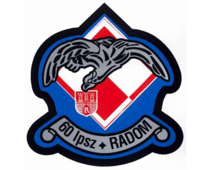 Emblem of the 60 Aviation School Regiment. 1964