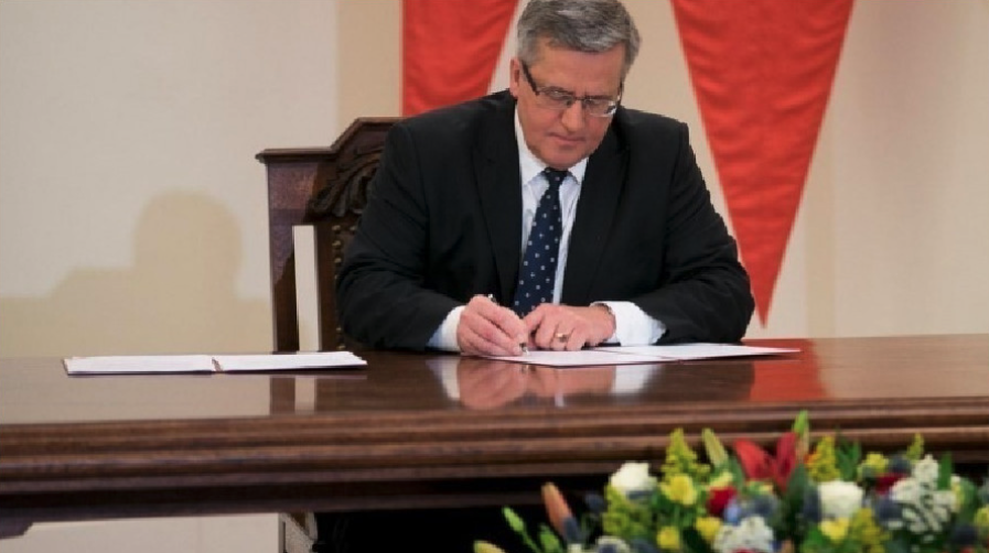 Prezydent Rzeczypospolitej Bronisław Komorowski. Zdjęcie Nasz Dziennik