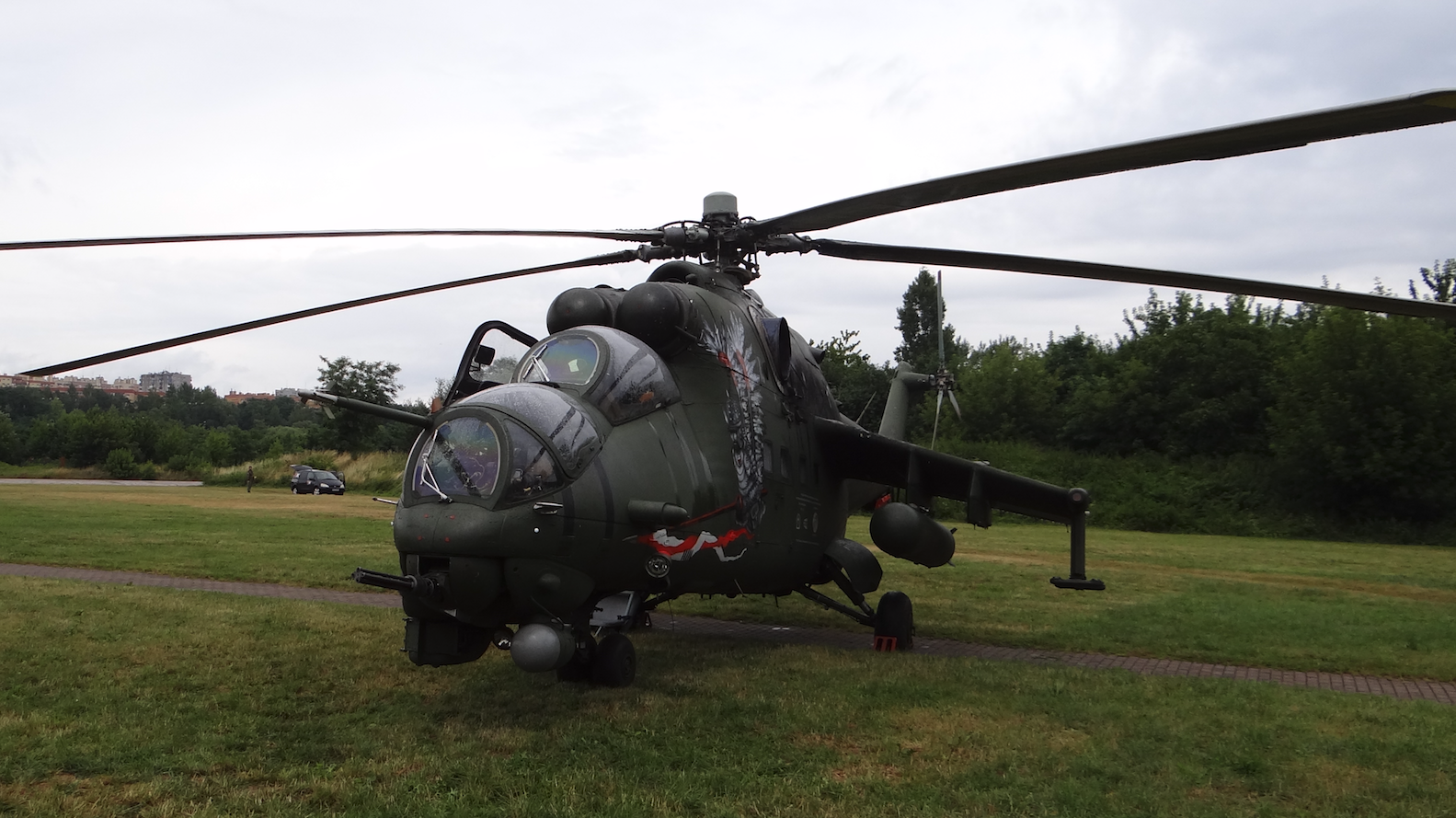 Mi-24 nb 741. 2018 rok. Zdjęcie Karol Placha Hetman