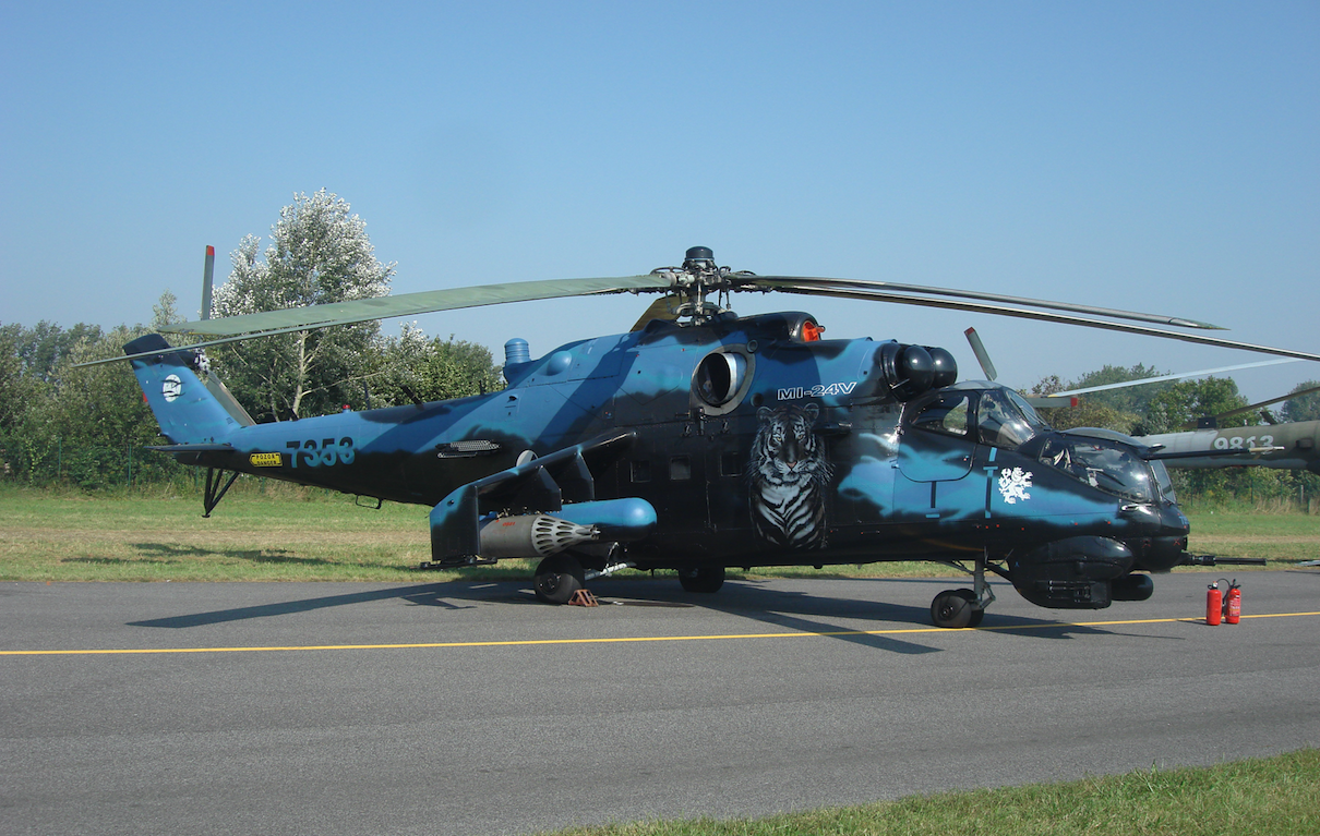 Czechy Mil Mi-24 Nb 7353. 2013 rok. Zdjęcie Karol Placha Hetman