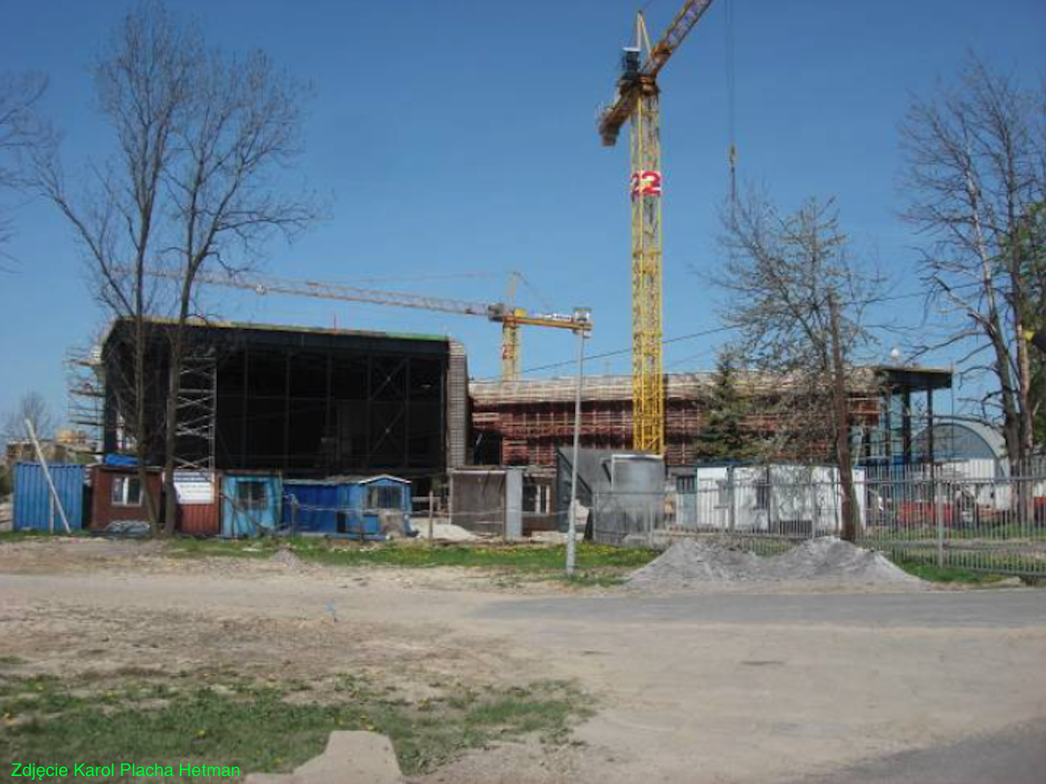 Budowa nowego gmachu MLP. 2009 rok. Zdjęcie Karol Placha Hetman