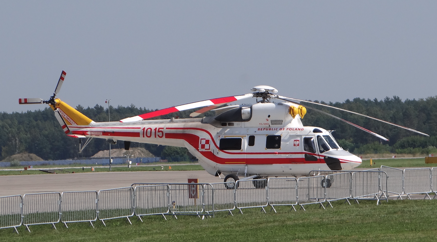 PZL W-3 Sokół nb 1015. Dęblin 2018 year. Photo by Karol Placha Hetman