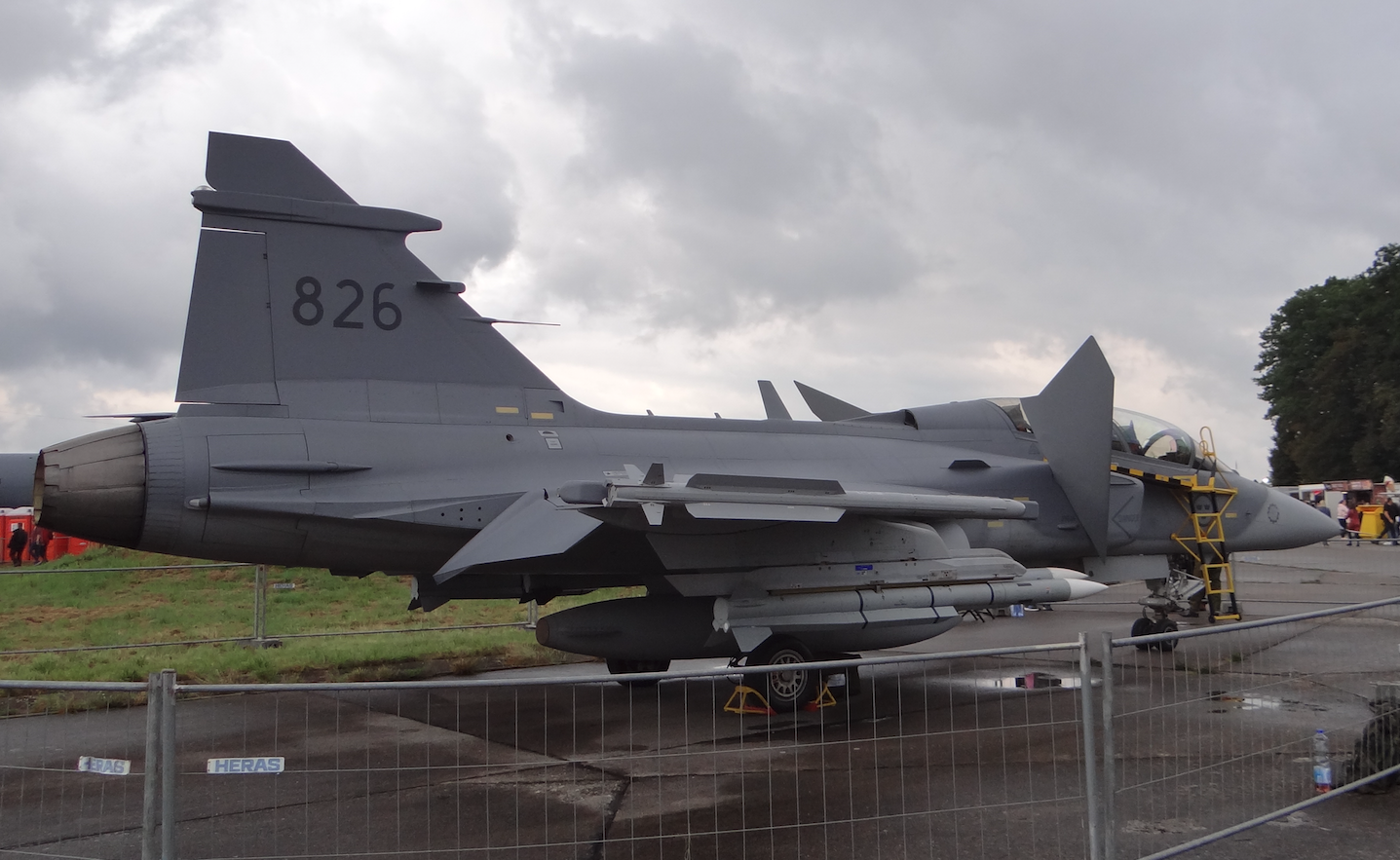 JAS-39 Gripen. 2021 year. Photo by Karol Placha Hetman