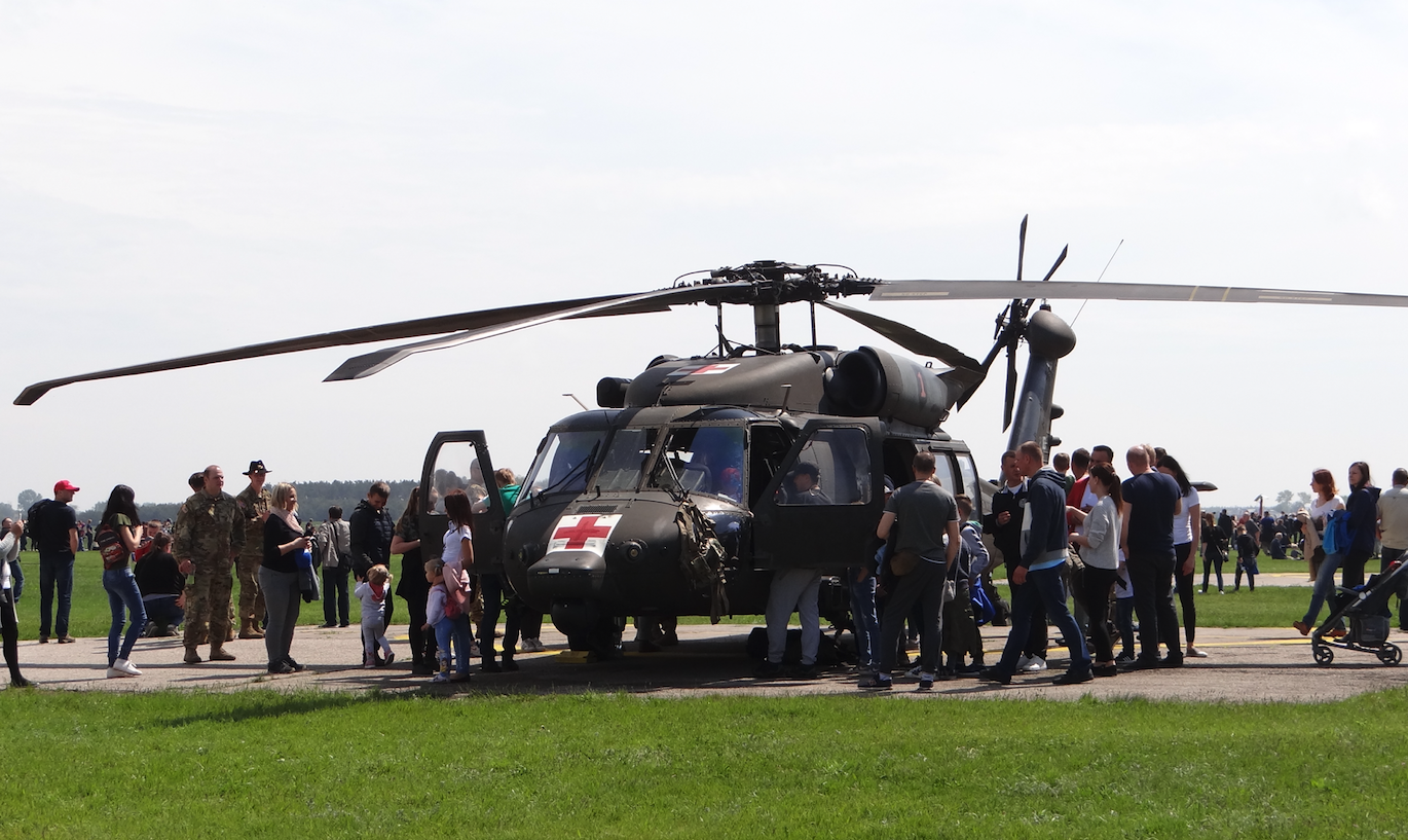 Sikorsky Black Hawk SAR. Inowrocław. 2019 rok. Zdjęcie Karol Placha Hetman