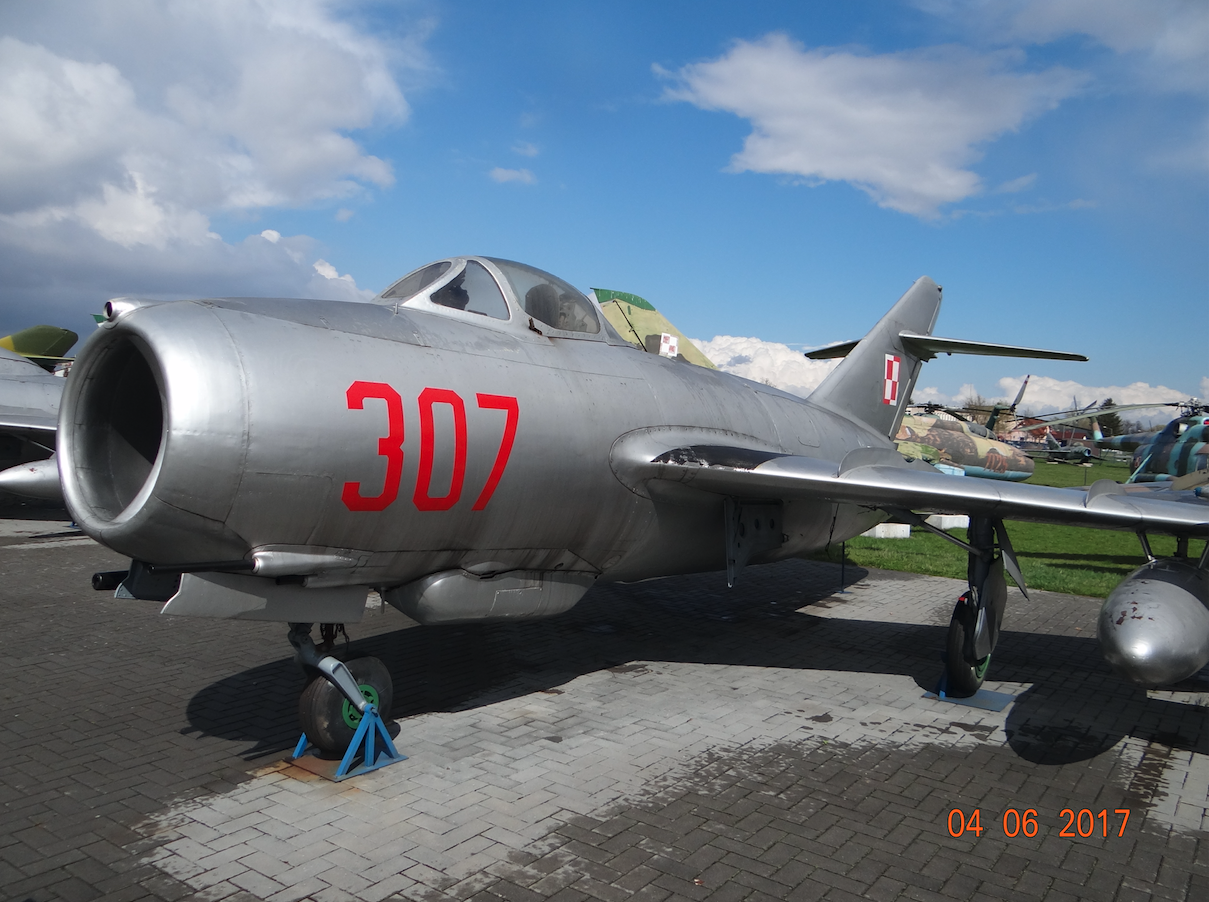 Lim-2 nb 307 (MiG-15 bis). 2017 rok. Zdjęcie Karol Placha Hetman