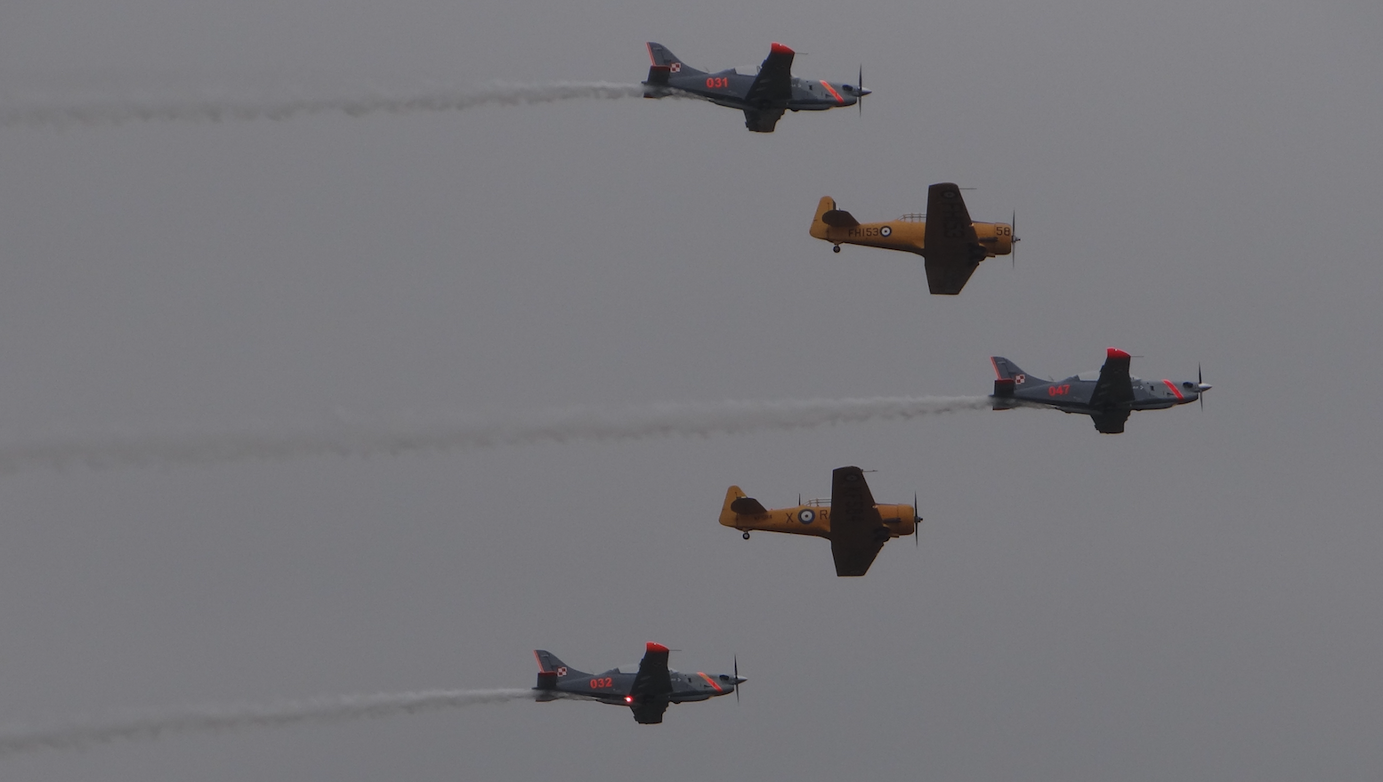 Orlik team and Harvard planes. 2018 year. Photo by Karol Placha Hetman