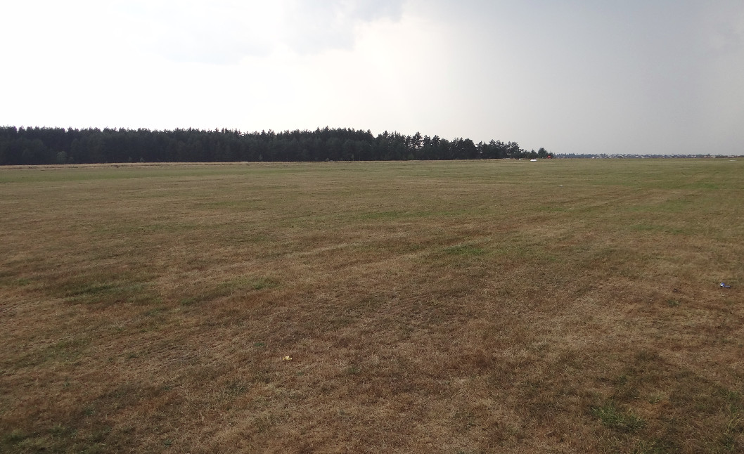 The departure area of Nowy Targ Airport. View of the western part. 2015 year. Photo by Karol Placha Hetman