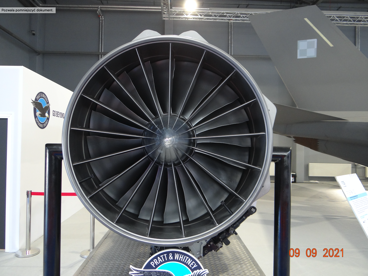 Pratt & Whitney F135. 2021 rok. Zdjęcie Karol Placha Hetman