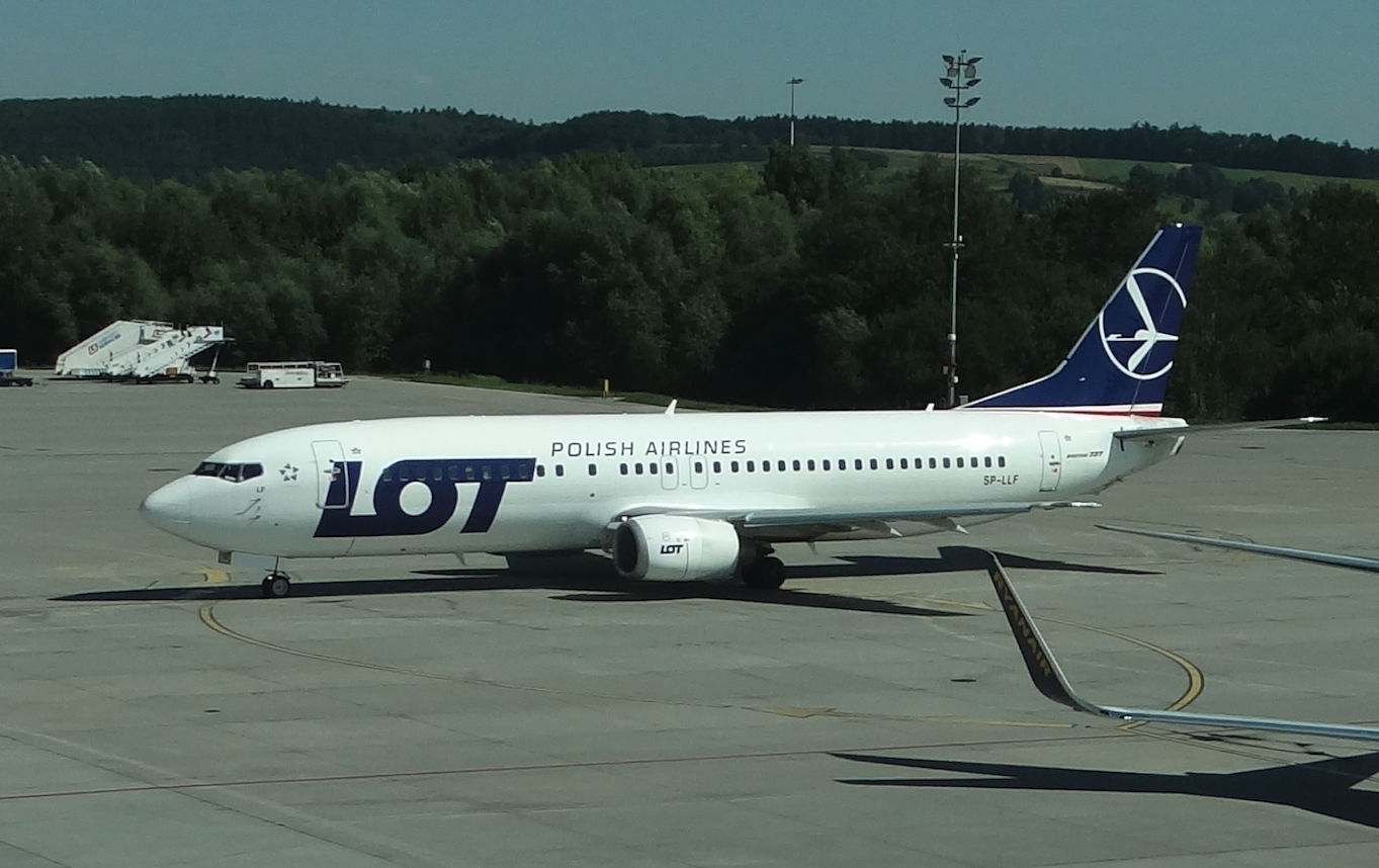 Boeing 737-400 SP-LLF. 2012 rok. Zdjęcie Karol Placha Hetman