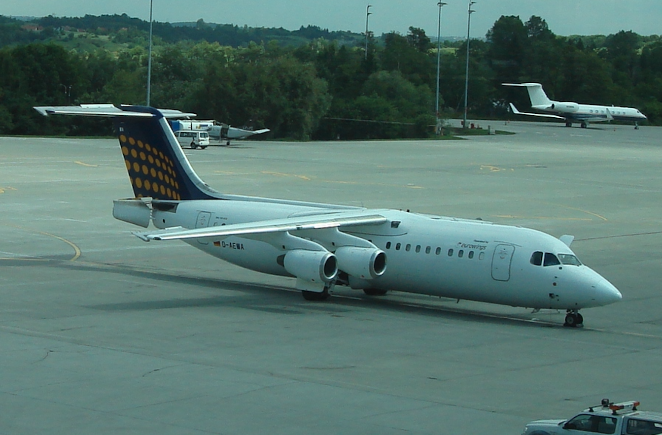 BAe-146. 2009 rok. Zdjęcie Karol Placha Hetman