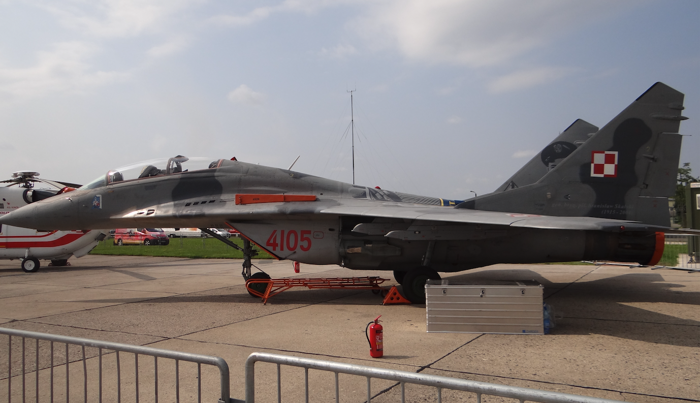 MiG-29 UB nb 4105. 2017 rok. Zdjęcie Karol Placha Hetman