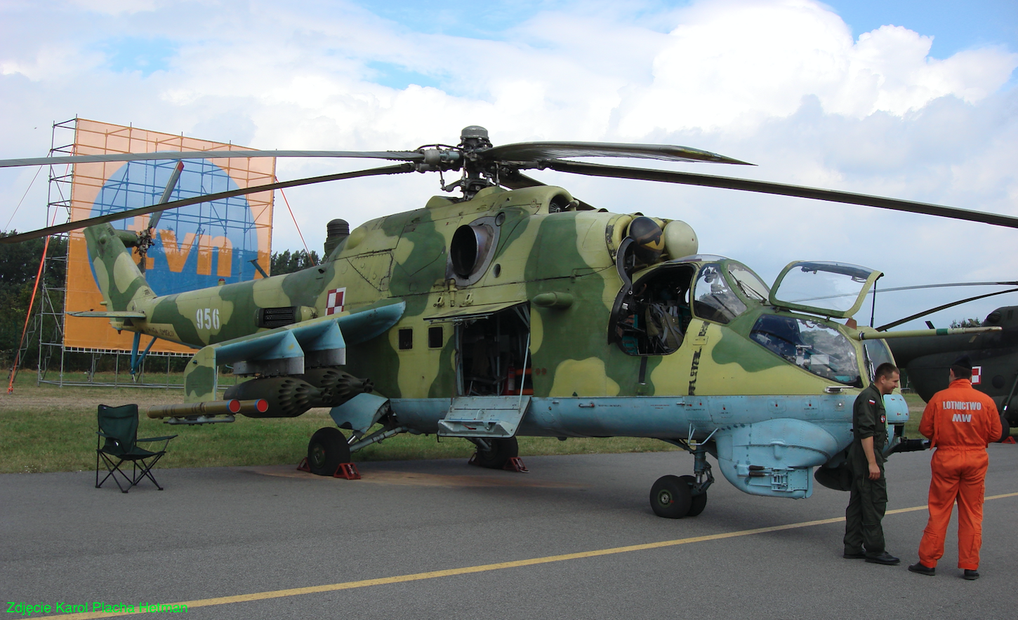 Mil Mi-24 Nb 956. 2007 rok. Zdjęcie Karol Placha Hetman