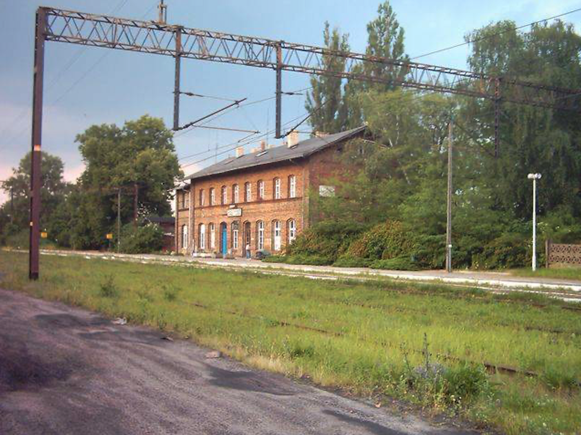 Babimost stacja kolejowa. 2008 rok. Zdjęcie LAC