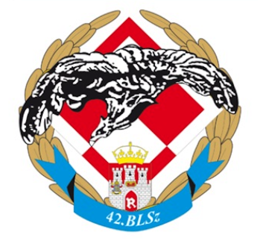 The emblem the 42 School Aviation Base in Radom