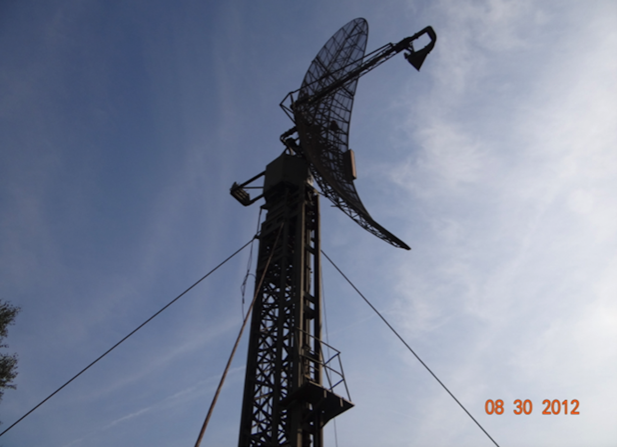 Antena radaru RT Narew. 2012 rok. Zdjęcie Karol Placha Hetman