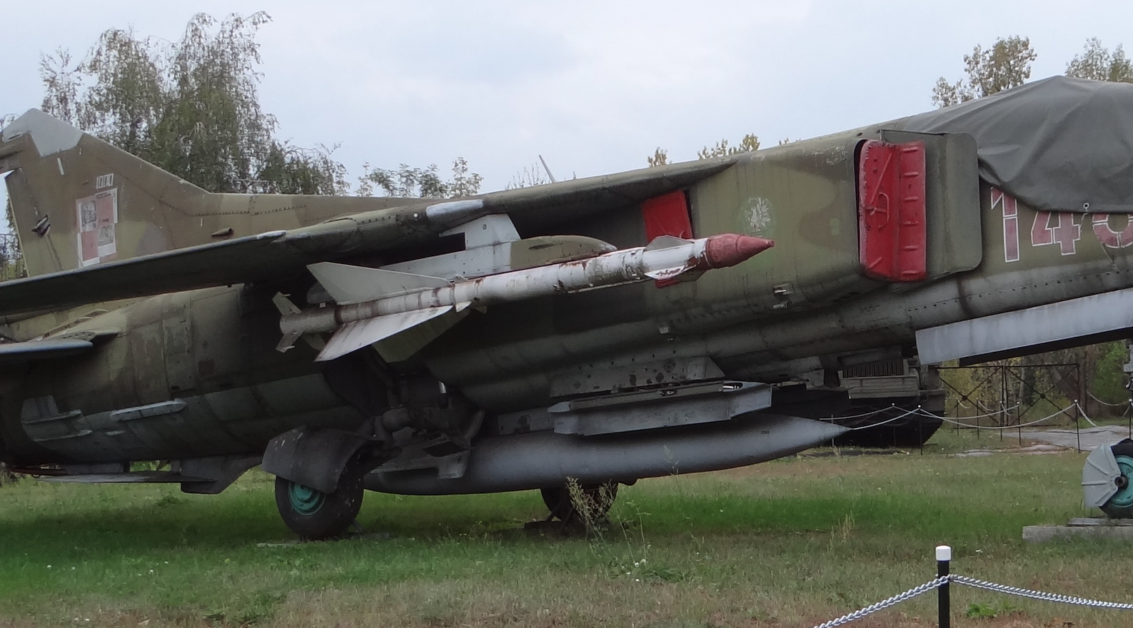 MiG-23 MF nb 148 z pocisk rakietowy R-23R. 2012 rok. Zdjęcie Karol Placha Hetman