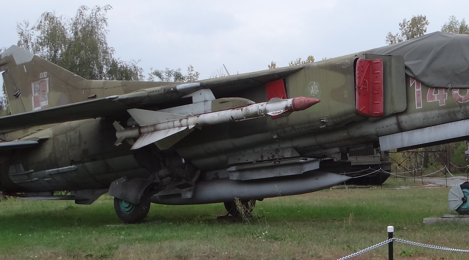 MiG-23 MF nb 148 with the R-23R missile. 2012 year. Photo by Karol Placha Hetman