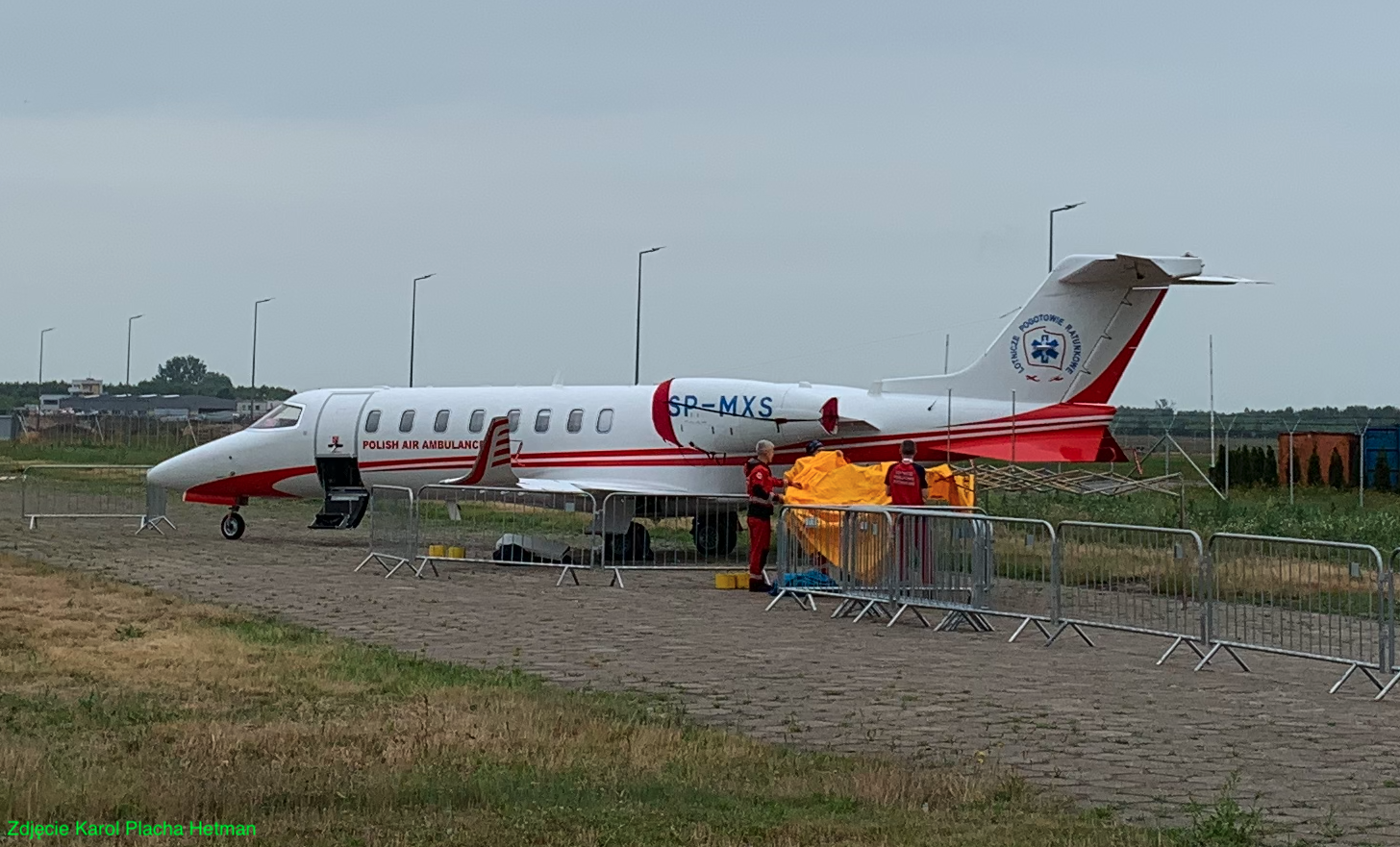 Bombardier Learjet 75 Liberty SP-MXS. 2023 rok. Zdjęcie Karol Placha Hetman