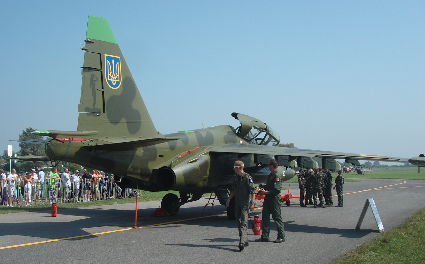 Sukhoi Su-25 UB nb 61. Ukraine. 2011 year. Photo by Karol Placha Hetman