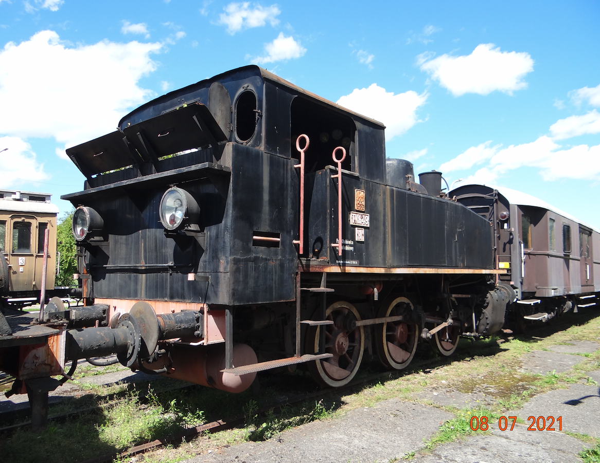 TKh49-1 steam locomotive in Chabówka. 2021. Photo by Karol Placha Hetman